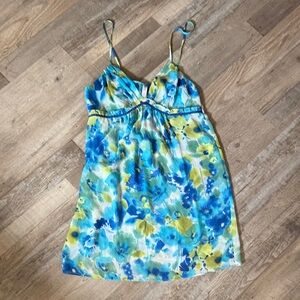 Gilligan & O’Malley Floral Spaghetti Strap Slip Dress Size S